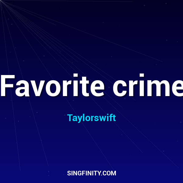 Favorite crime