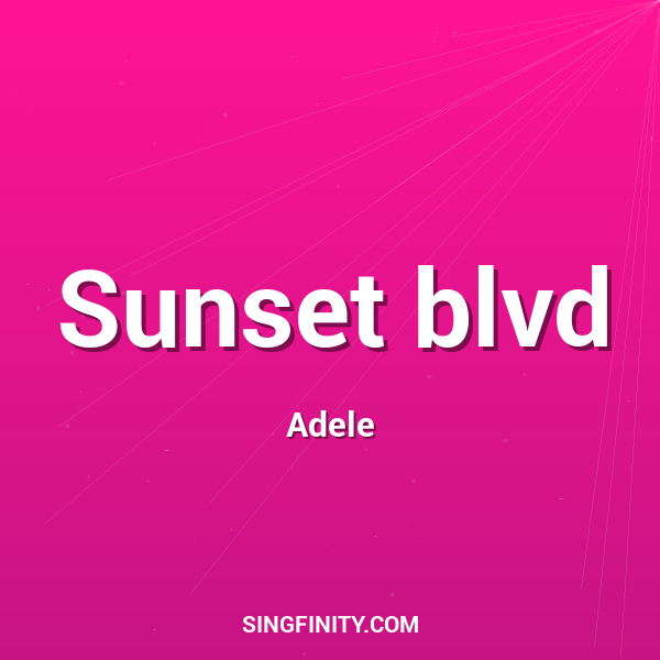Sunset blvd