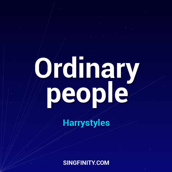 Artwork for Ordinary people