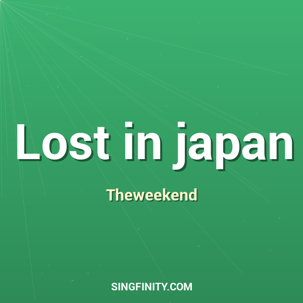 Lost in japan