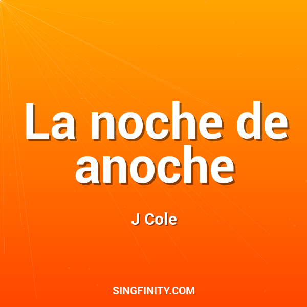 Artwork for La noche de anoche