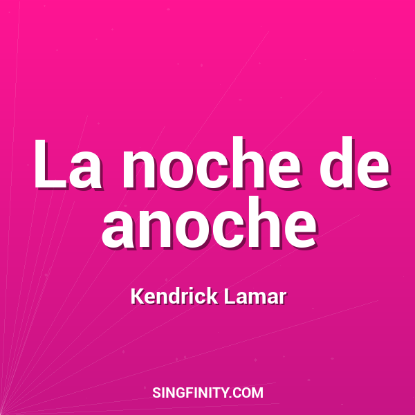 Artwork for La noche de anoche