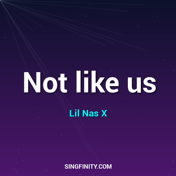 Artwork for Not like us