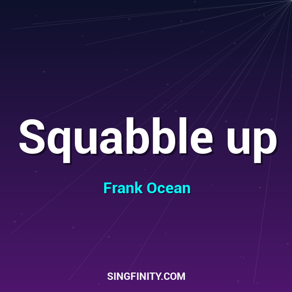 Artwork for Squabble up