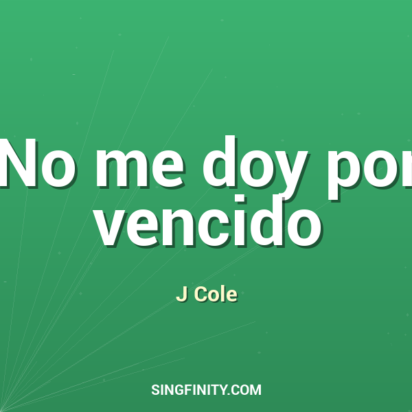 Artwork for No me doy por vencido