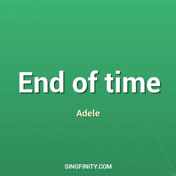 Artwork for End of time