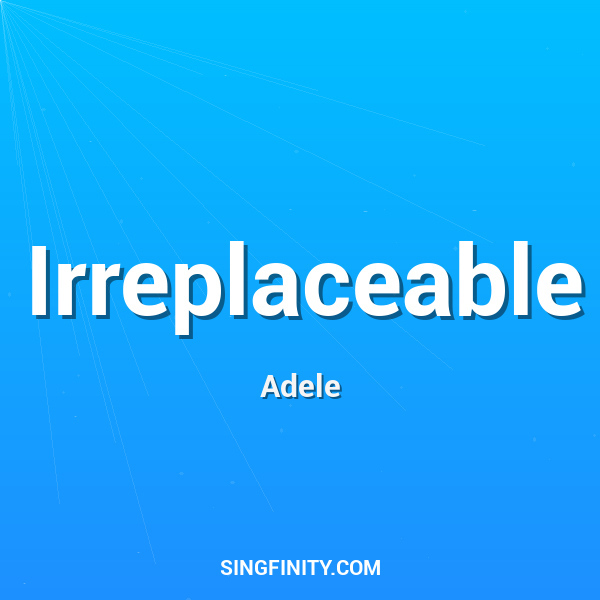 Artwork for Irreplaceable