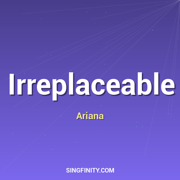 Artwork for Irreplaceable