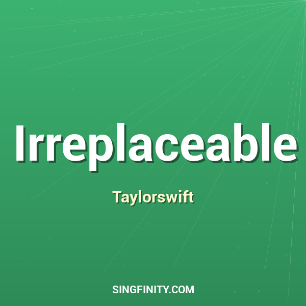 Artwork for Irreplaceable