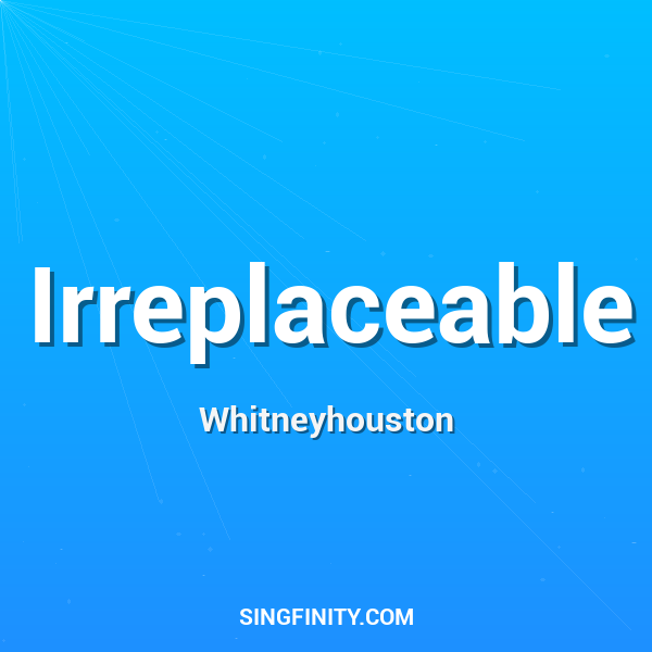 Artwork for Irreplaceable
