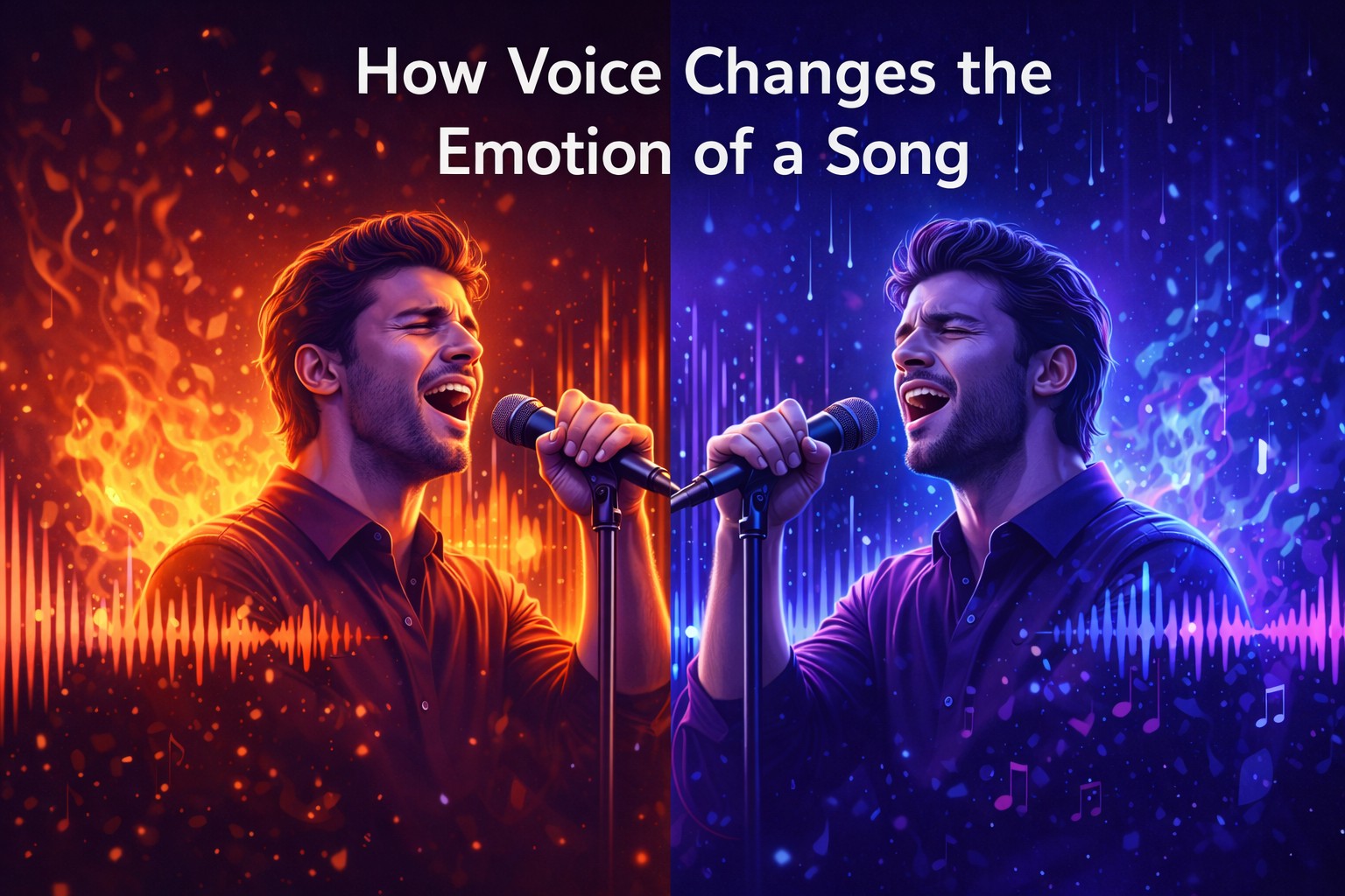 Emotion in AI voice songs